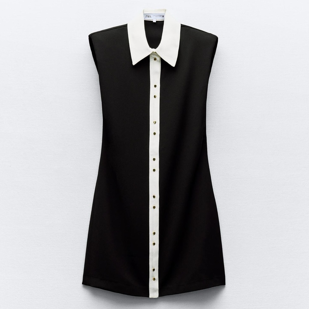 Zara Shoulder Pad Mini Dress